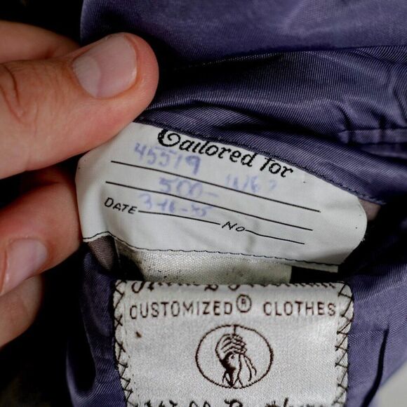 Hickey Freeman The Boardroom Wool Blend Beige Birdseye 2 Button Blazer 40R W/ Br - Picture 12 of 14